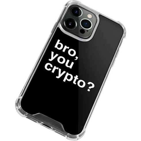 Bro You Crypto iPhone 13 Pro Max Clear Case